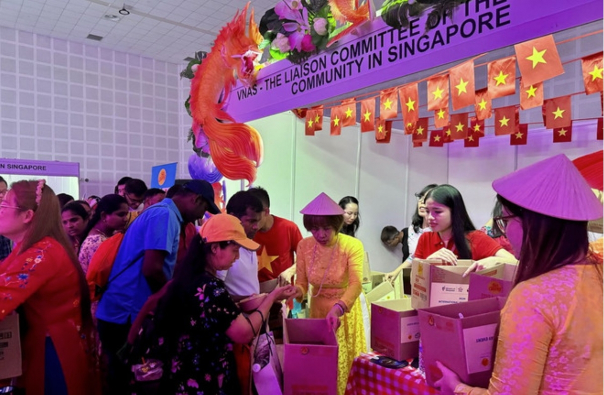 Vietnamese community actively joins International Migrants Day in Singapore